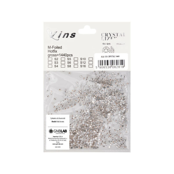 Glazen nagelsteentjes SS5 Crystal 1440 st - Afbeelding 3