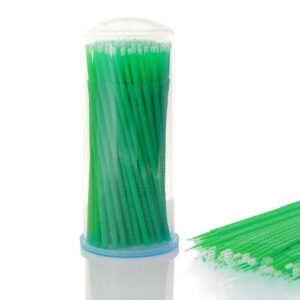 Professionele wimperapplicators groen 100 st.