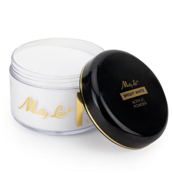 Acrylpoeder van MollyLac Bright White 120 g
