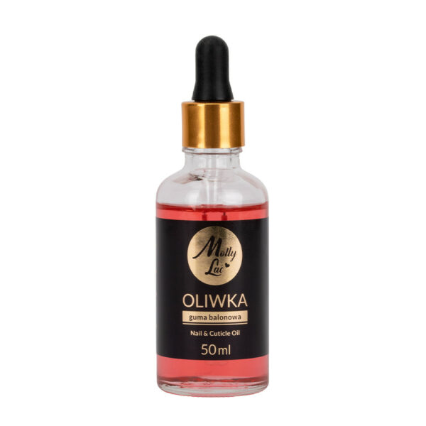 Nagelriemolie met een druppelaar MollyLac Kauwgumgeur 50ml