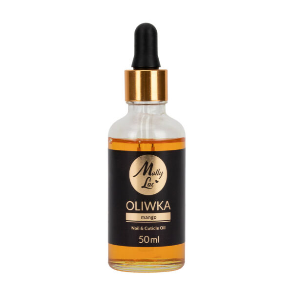 Nagelriemolie met een druppelaar MollyLac Mangogeur 50ml