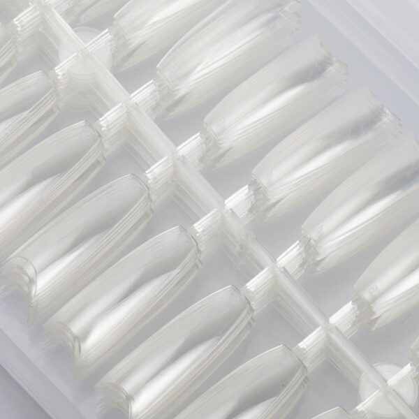 Press On Tips Clear Ballerina 240 stuks - Afbeelding 3