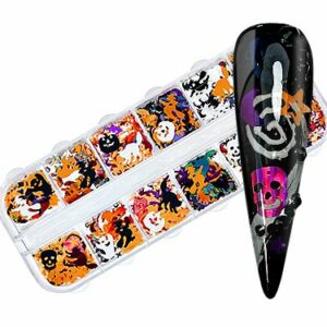 Nail Art Inlay vlokkenmix HALLOWEEN