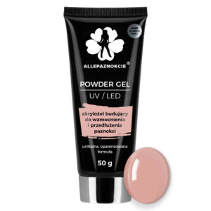 Powdergel Allepaznokcie Hema/di-Hema vrij Nude 50g nr. 05
