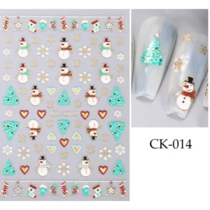 Nail Art sticker Kerstmis 014