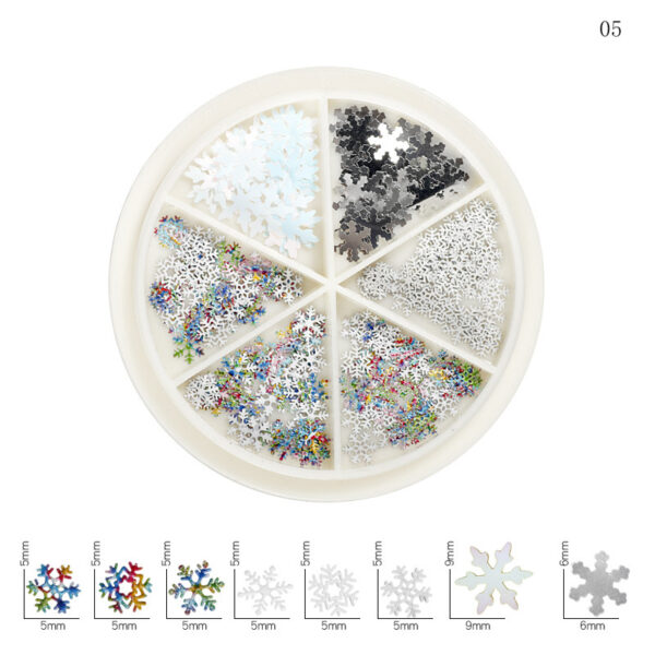 Nail Art Wheel Kerstmis 5
