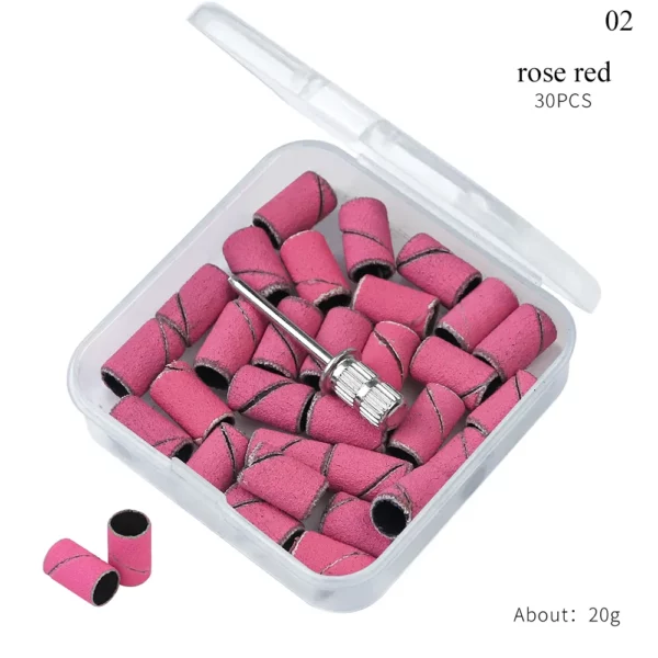 Schuurrolletjes rose rood
