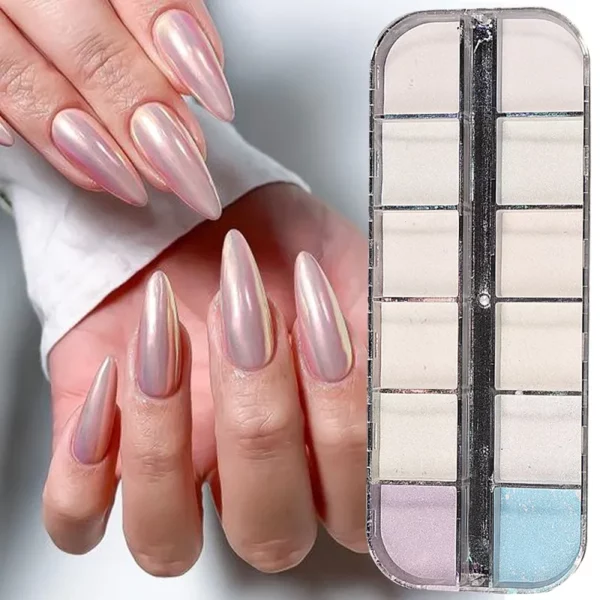Chrome Pigment Aurora 3D Pearl - Afbeelding 3