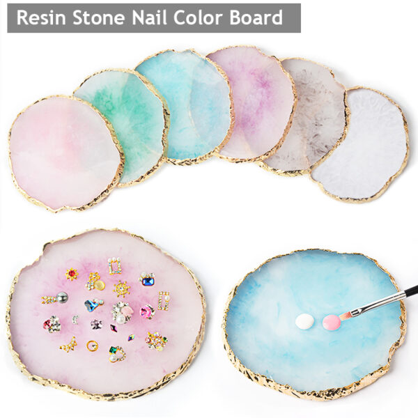 Nail Art Palette Stone Blue