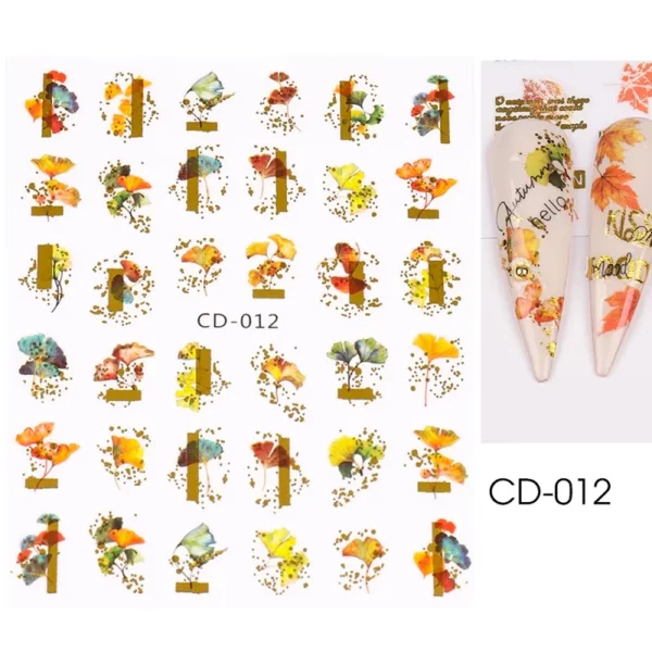 Nail Art sticker Herfst. 012 - Afbeelding 2