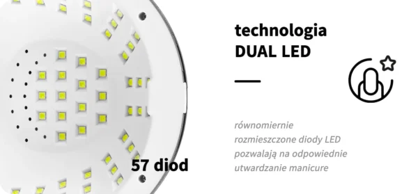 UV LED Glow lamp YC57 wit 268W - Afbeelding 3