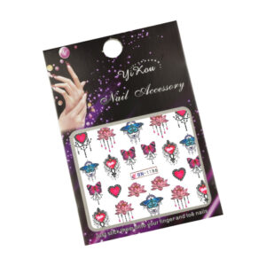 Nagelstickers, patronen, ornamenten op waterbasis BN-1186