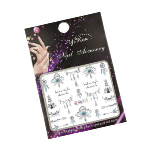 Nagelstickers, patronen, ornamenten op waterbasis BN-912