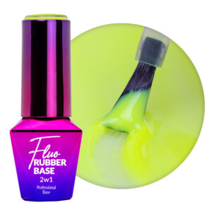 Rubber Base 2in1 Fluo MollyLac Cool Swirl 10g Nr. 2