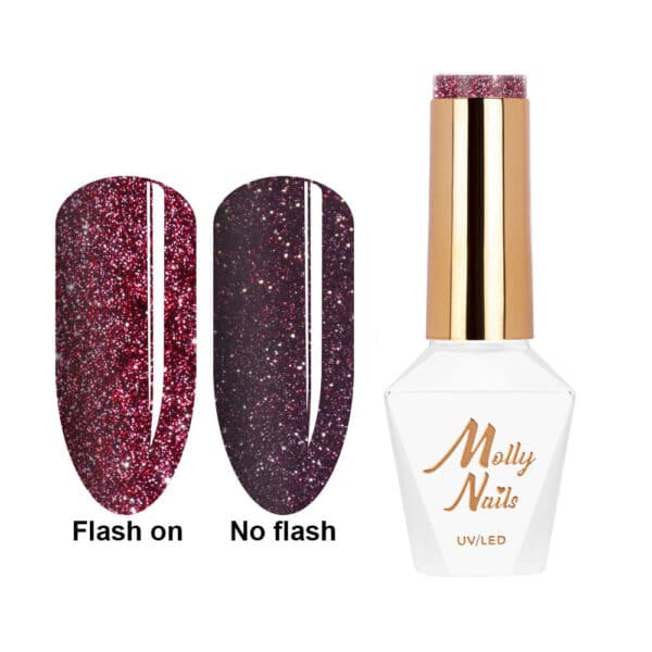 Molly Nails Flashing Lights 3 hybride lak Hema/di-Hema vrij 8g nr. 613 - Afbeelding 2
