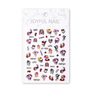 Dunne zelfklevende halloween nagelstickers JO-1893
