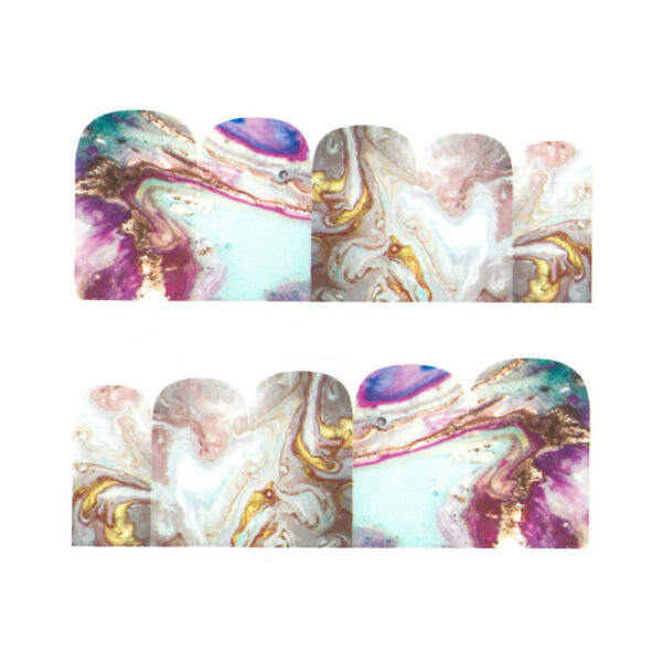 Aquarel nagelstickers BN-1350 - Afbeelding 2