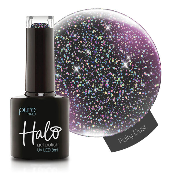 Halo Fairy Dust Glitter Topcoat Non Wipe 8ml
