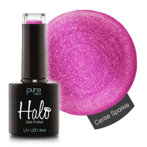 Halo Gel Polish 8ml Cerise Sparkle