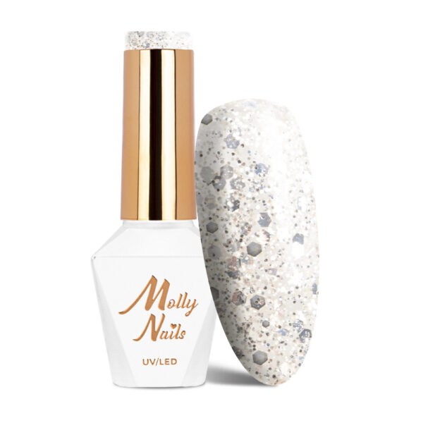 Molly Nails Queens Of Life Rich Gold Hema/di-Hema vrije hybride lak 8g nr. 30