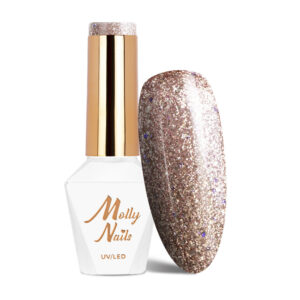 Molly Nails Queens Of Life Rich Gold Hema/di-Hema vrije hybride lak 8g nr. 35