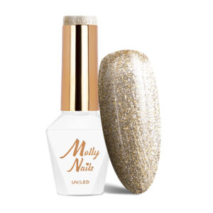 Molly Nails Queens Of Life Rich Gold Hema/di-Hema vrije hybride lak 8g nr. 37