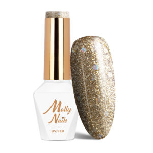 Molly Nails Queens Of Life Rich Gold Hema/di-Hema vrije hybride lak 8g nr. 32