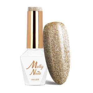 Molly Nails Queens Of Life Rich Gold Hema/di-Hema vrije hybride lak 8g nr. 38