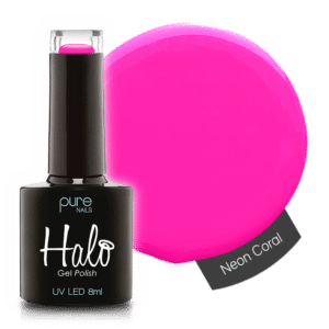 Halo Gel Polish 8ml Neon Coral