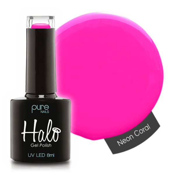 Halo Gel Polish 8ml Neon Coral