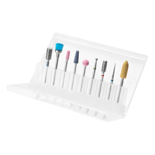Bitjes set diamant-steen en rubberfreesjes 9 delig - Afbeelding 2