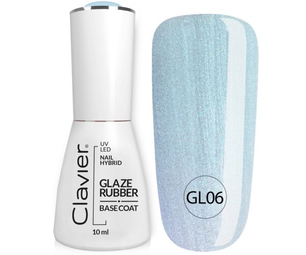 Luxe GLAZE RUBBER BASE Celestial GL06 blauw 10 ml