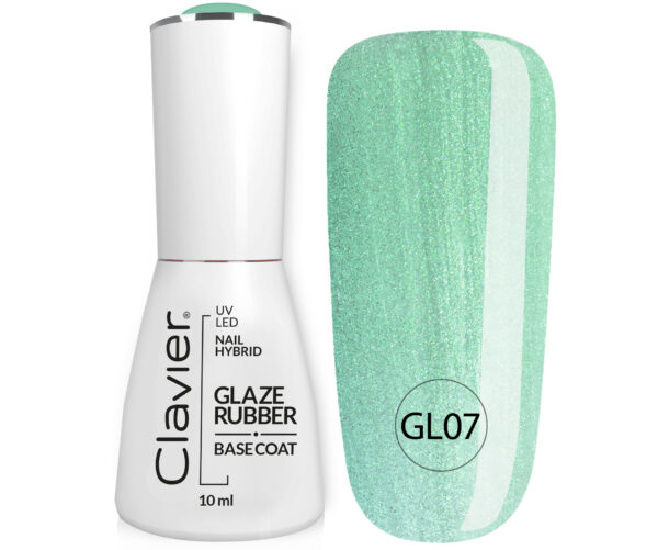Luxe GLAZE RUBBER BASE Auroral GL07 groen 10 ml