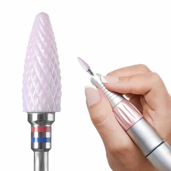 Keramisch bitje roze TIRCH CYLINDER XC delicaat (rood/blauw)
