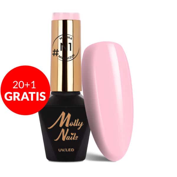 Molly Nails hybride lak van Monika Mielniczuk HEMA/Di-HEMA 8g nr. N1