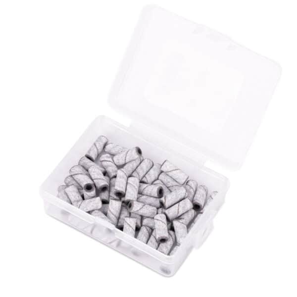 Schuurrolletjes small 50 stuks #180 grit