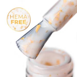 Melkachtige BIAB met goudvlokken Milk&Gold MollyLac HEMA Vrij TPO Vrij 10 gram