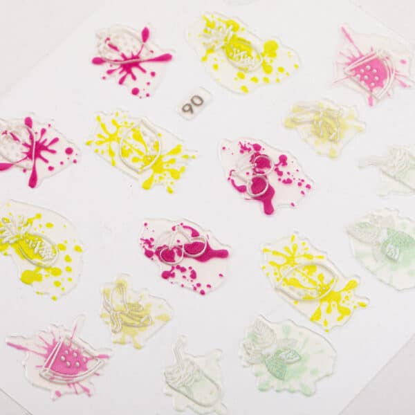 5D zelfklevende convexe acryl fruitsieradenstickers nr. 06 - Afbeelding 2