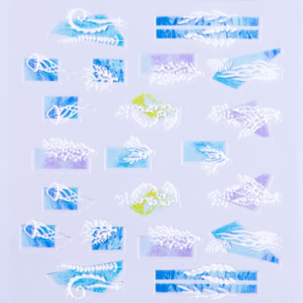 5D zelfklevende sieradenstickers bol acryl marine nr. 88 - Afbeelding 2