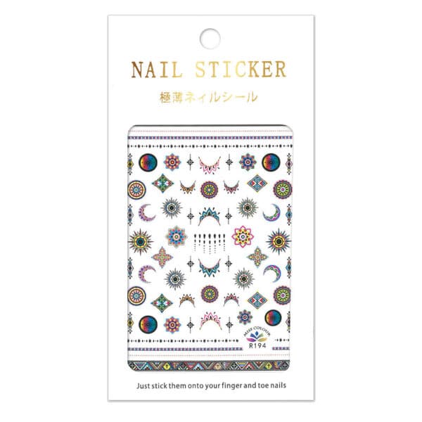 Nagelstickers dunne patronen ornamenten R194