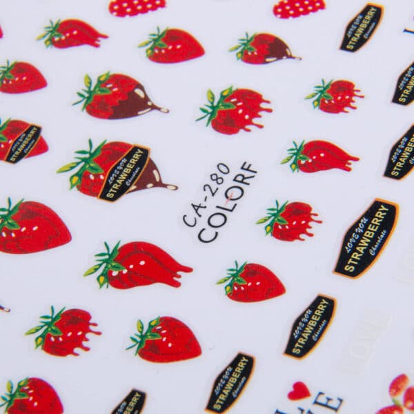 Dunne zelfklevende fruitnagelstickers CA-280 - Afbeelding 2