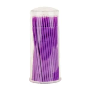 Professionele paarse wimperapplicators, ca. 100 stuks