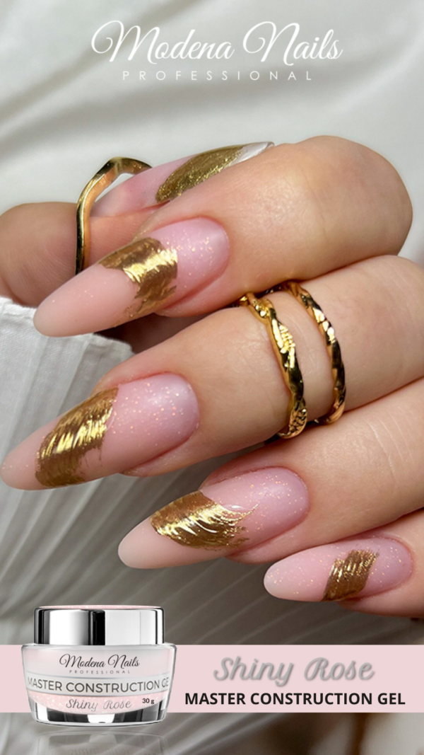 Master Construction Gel - Shiny Rose 30g - Afbeelding 3