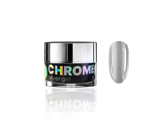 Chroom Zilver Gel 5g – gel voor Nail Art-decoraties.