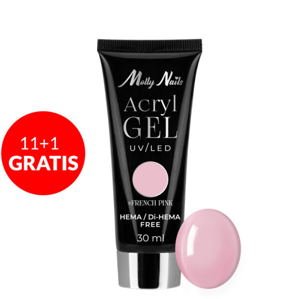 Acrylgel Molly Nails HEMA/Di-HEMA vrij French Pink 30ml