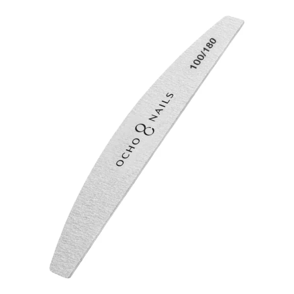 Ocho Nails halvemaanvijl slim 100/180 10 st.
