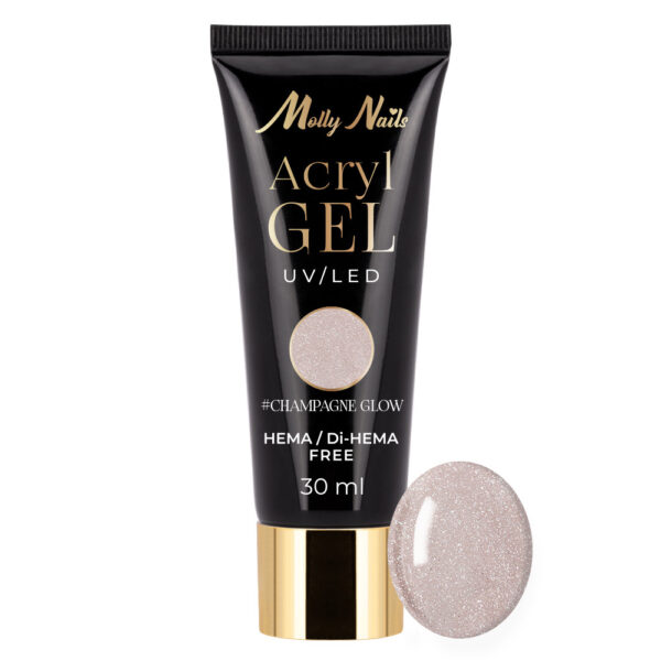 Acrylgel Molly Nails HEMA/Di-HEMA vrij Champagne Glow 30ml