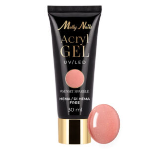 Acrylgel Molly Nails HEMA/Di-HEMA vrij Sunset Sparkle 30ml