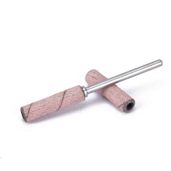 Schuurrolletjes lange cilinder 3mm korrel #240 roze 50 st. - Afbeelding 2