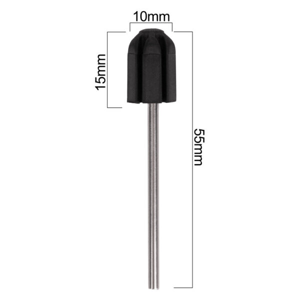 Rubberen doornhouder voor pedicuredoppen 10 mm - Afbeelding 2